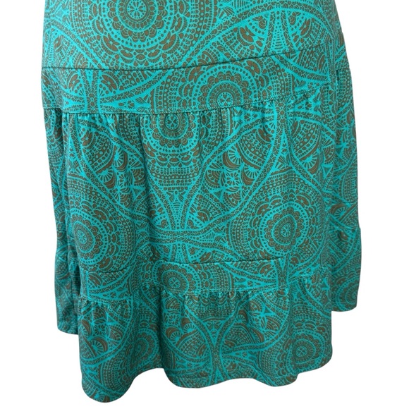 Prana Lexie Green Sleeveless Tired Dress - Picture 4 of 8